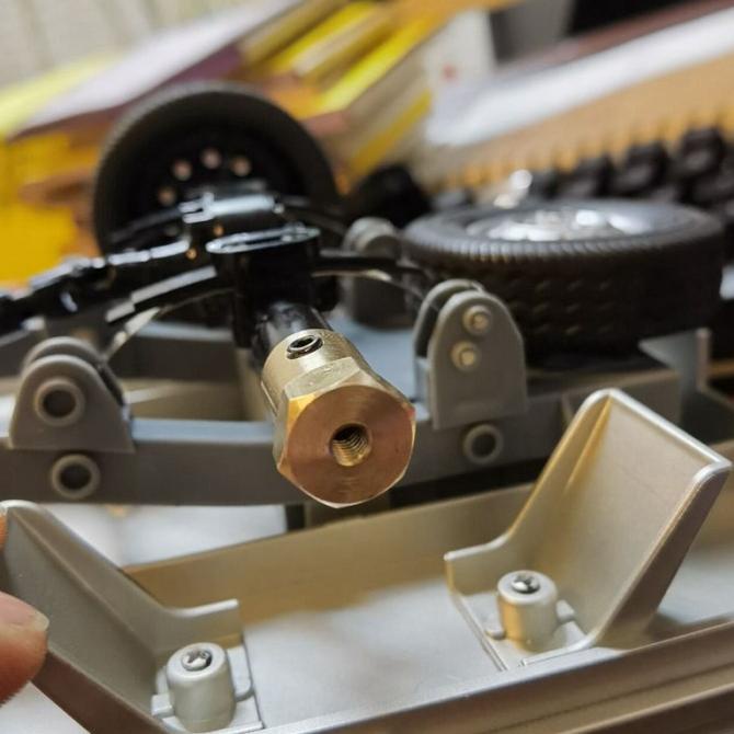 HOT SALE BAUTIS 8PCS WHEEL HUB HEX ADAPTER FOR WPL D12 C14 C24 B14 TERLARIS