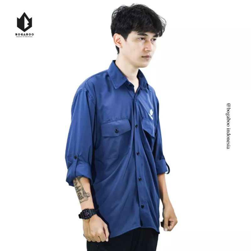 Kemeja Tactical Lengan Panjang Pria - Kemeja Taktikal - Baju PDL - Kemeja PDL - Baju Lapangan - Keme