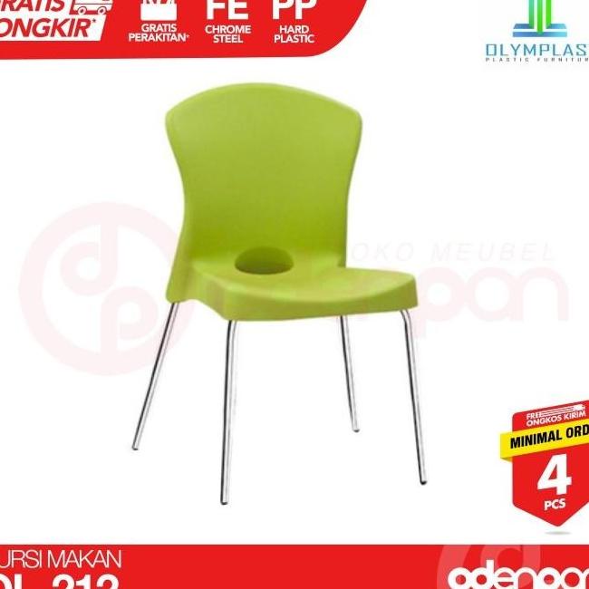 Promo Olymplast Kursi Chair Santai / Kafe / Makan Plastik Ol 212 Cecelapak9