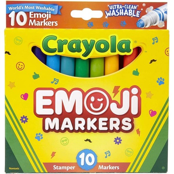 

Promo Crayola 10 Ct Emoji Marker .