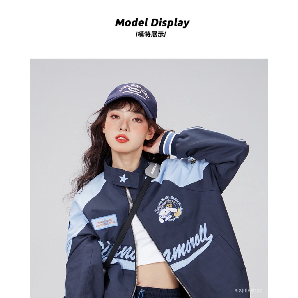 [✅BISA COD] #Sisjuly# Jaket biker wanita / setelan tinju biker vintage Amerika wanita / seratus jake