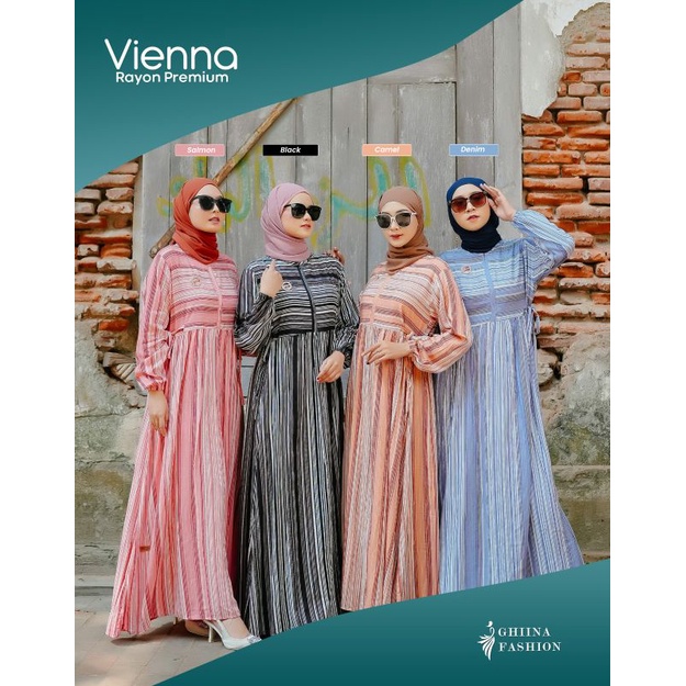 Terbaru gamis ghiina murah//viena dress//dress ghiina//ghiina fashion