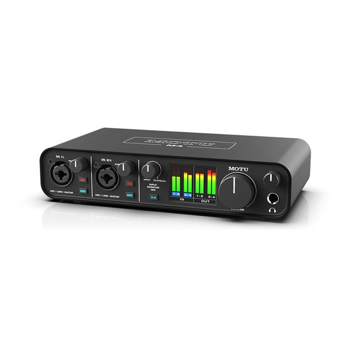 Soundcard Motu M4 - 4 In 4 Out Audio Interface Type C With Ess Sabre32 Ultra Dac