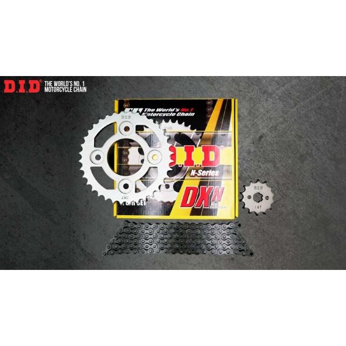 GIR GEAR SET DAN RANTAI YAMAHA VIXION NVL SHINCAN - DID 428HDN - 1PA REAL