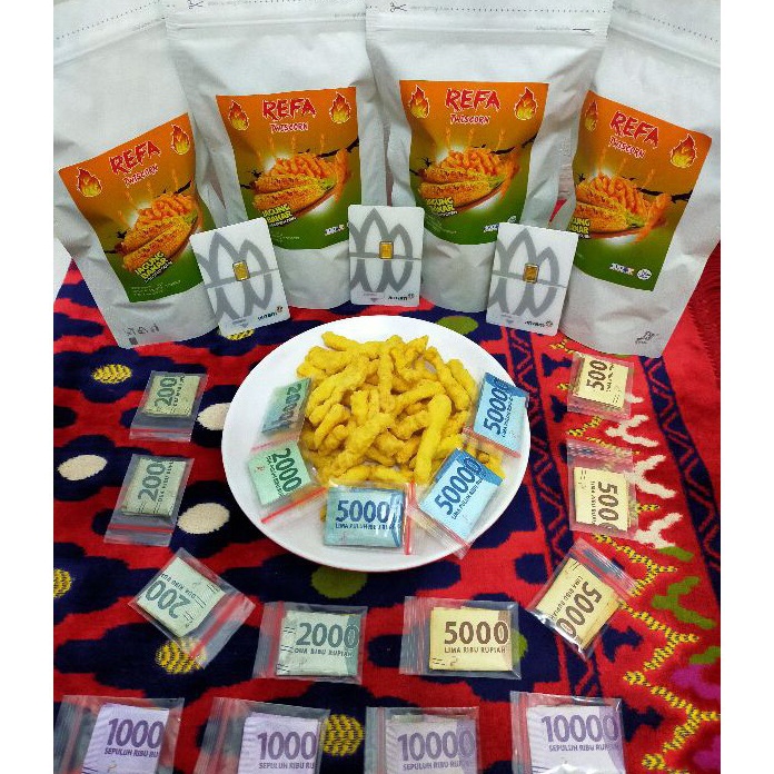 

Sale ✔️⭐ Refa snack berhadiah uang dan emas / snack zaman now stik twiscorn