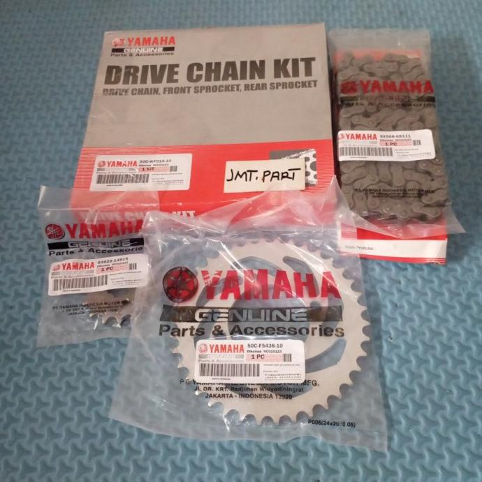 GEAR SET KOMPLIT YAMAHA JUPITER MX NEW JUPITER MX 135 5OC ORI YGP REAL