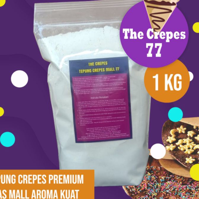 

Diskon | KP8 | Tepung Premix Crepes Premium Khas Mall Kemasan 1KG THE CREPES77