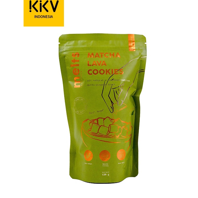 

Termurah | KI3 | KKV - Melts Matcha Lava Cookies Kukis Matcha Green Tea Kukis Lava 120 g