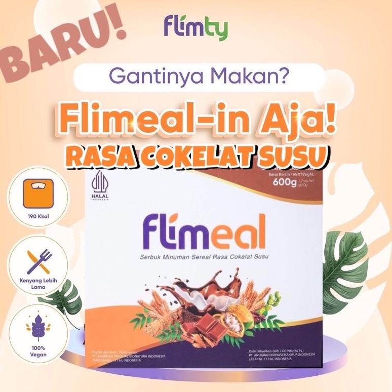 

New Flimeal Milk choco Sereal | Rasa Coklat Susu | Flimeal 2 Box FREE Shaker | Flimeal Balikpapan Best Seller