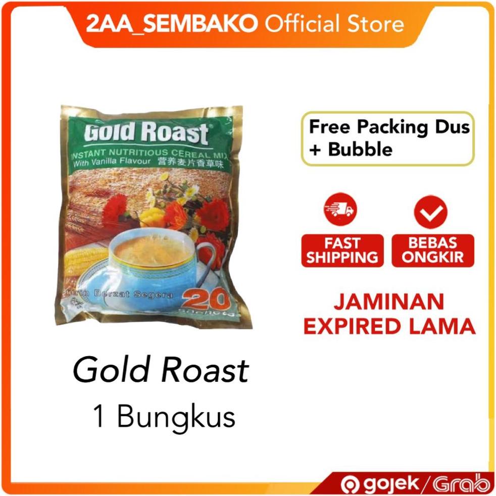

Goldroast Cereal Gold roast Sereal Rasa Vanilla Gold Roast Vanilla Cereal Mix Instant Sereal Instant Vanilla 1Bungkus Best Seller