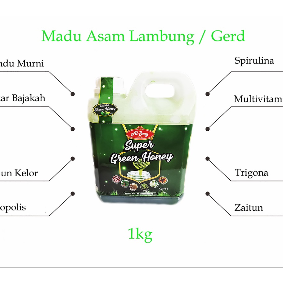 

Termurah | KI3 | Madu Asam Lambung / Gerd Albany Nett 1kg ( Asli )