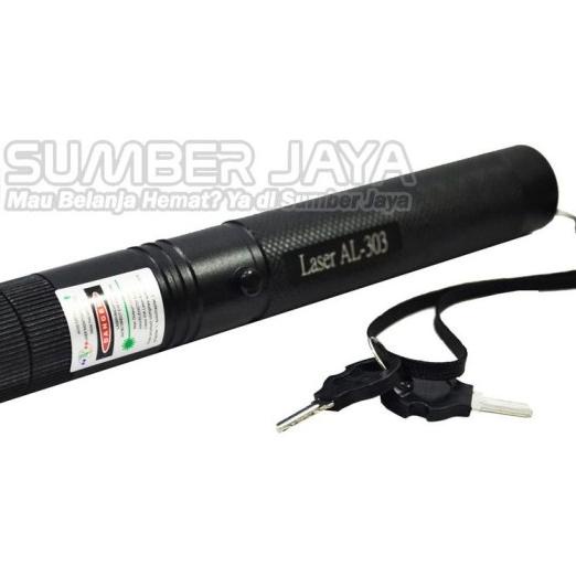 Lampu Senter Red Laser Pointer 303