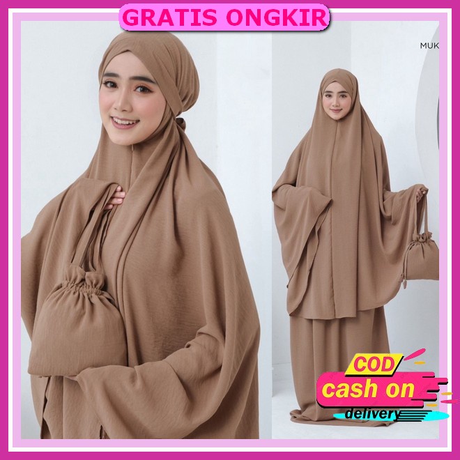 Mukena Sakura By Arrafi Mukena Dewasa Terbaru Mukena Adem Mukena Potongan Mukena Jumbo Mukena Terlar