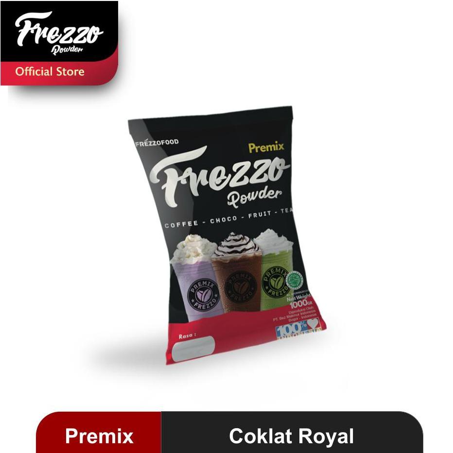 

Frezzo Powder Premix Bubuk minuman Coklat Royal 1 Kg / Frezzo Powder Drink 1000gr Best Seller