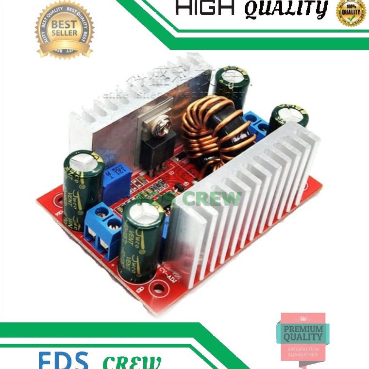 ☒|TerbaruElektronik Modul Step Up DC 5V To 12V 400 WATT 15 Ampere  Boost DC Adjustable✫