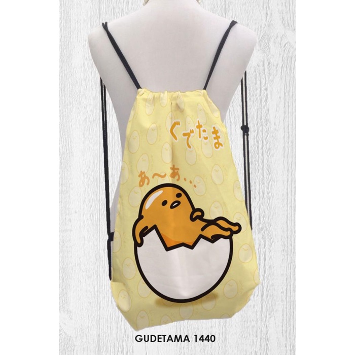 Tas Serut Tas Serut Backpack / Drawstring - Gudetama 1440