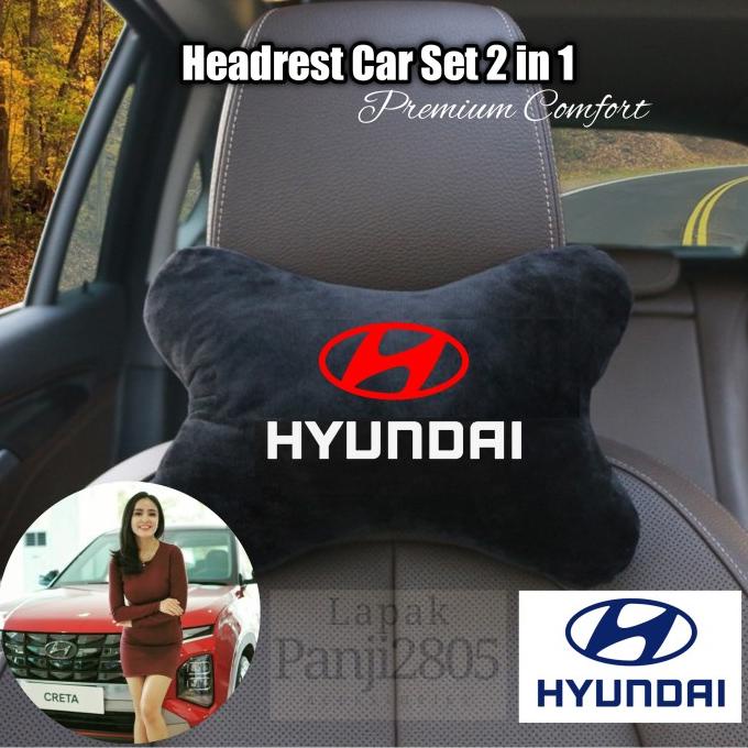 COD BANTAL MOBIL HYUNDAI CARSET 2 IN 1 HEADREST PREMIUM terbaru