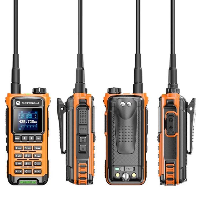 Ht Motorola Gp328 Plus Walkie Talkie Kisaran Panjang 20Km Ip68 Tahan