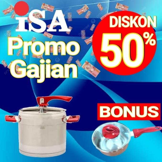 Panci Presto ISA RUBY 7 liter BTS/LTP Promo