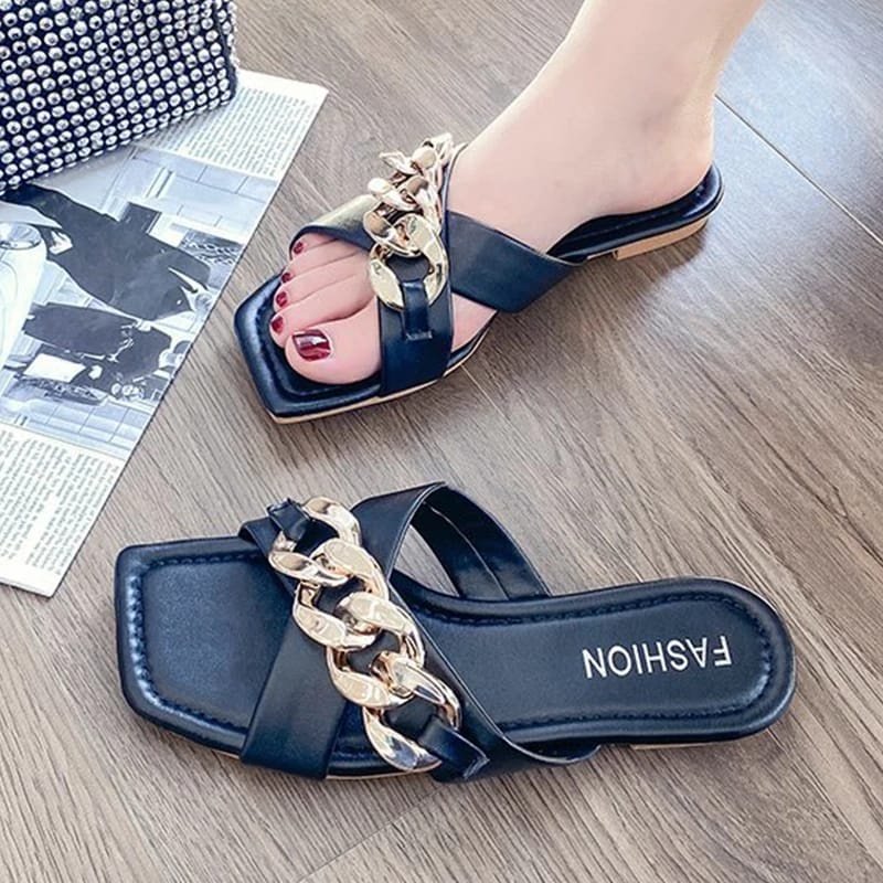 Sandal Wanita Silang Rantai VT 18