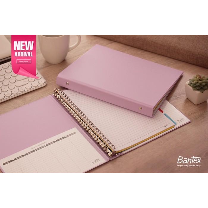 

Best Seller Bantex Multiring Binder 26 Ring 25Mm B5 Light Lilac 1326 24