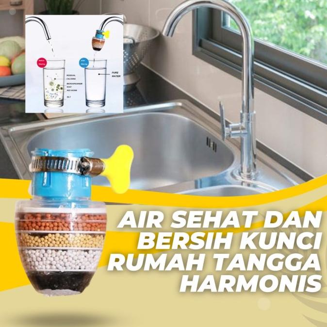 Magic Water Filter Saringan Air Kotor Bakteri Penjernih Air Kran Rumah