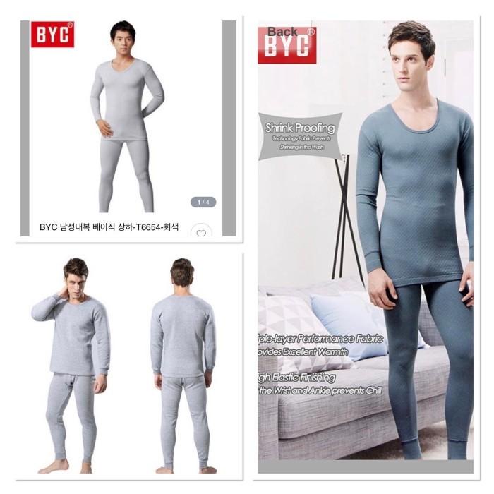 Longjohn Byc Mens Sleepwear Top Bottom Set Thermal. Air Layer Long John Set