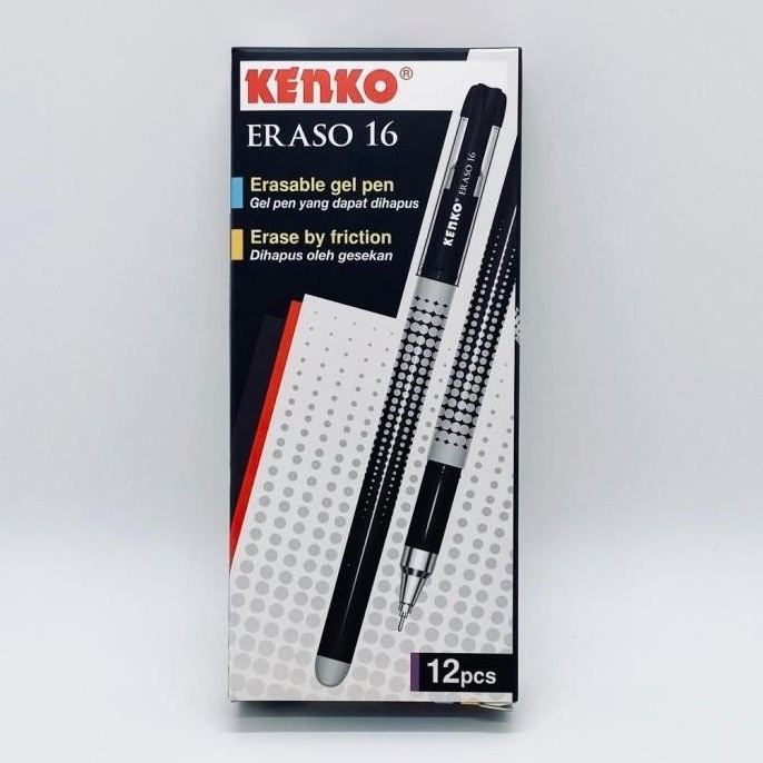 

Pasti Murah.. KENKO Pulpen Gel Pen Eraso 16 BISA HAPUS (12 PC) QSF