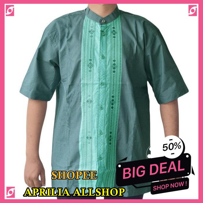 ISBATH BAJU KOKO LENGAN PENDEK BIG SIZE - 1 PCS HIGHT CLASS
