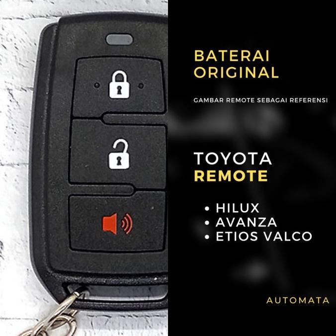NEW  Baterai Remote Toyota Avanza Hilux Etios Valco Original