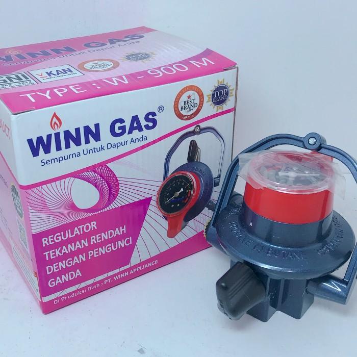 Terlaris Regulator Gas Lpg Winn Gas W 900 Meter Pengunci Ganda / Triple Lock