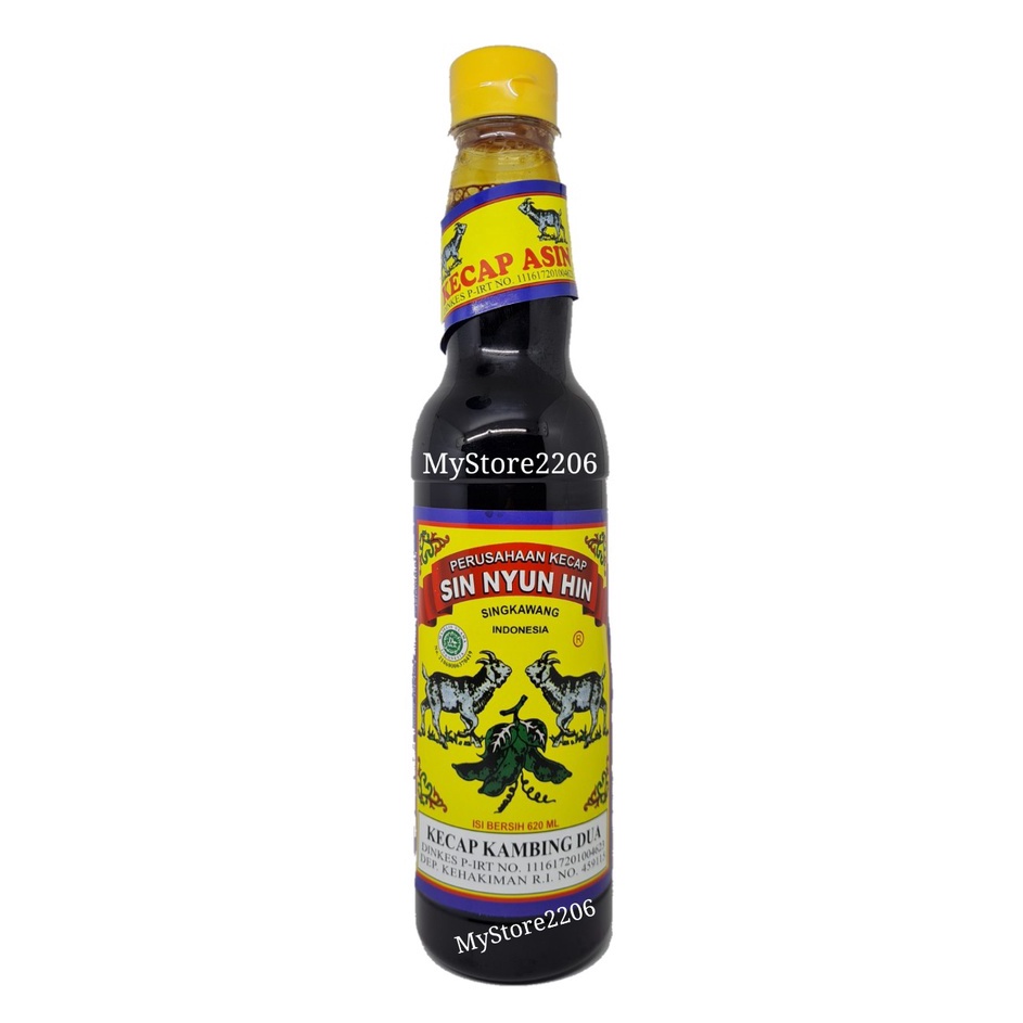 

5.5 COD Kecap Asin Kalimantan cap Kambing Dua Sin Nyun Hin (620ml) BOTOL PLASTIK / Dua Kambing - Singkawang - Kalimantan Barat