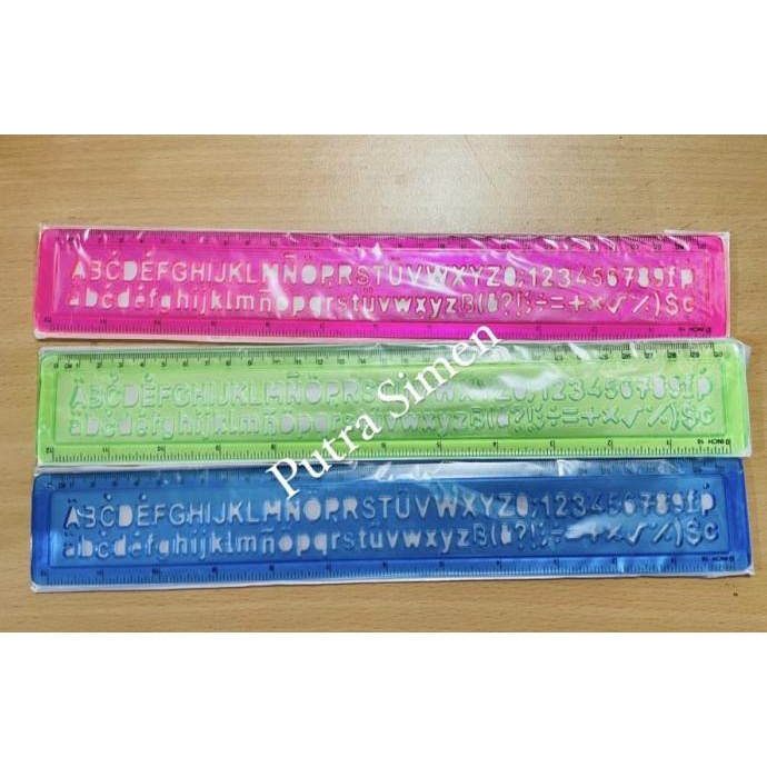 

PENGGARIS 30 CM ANGKA HURUF