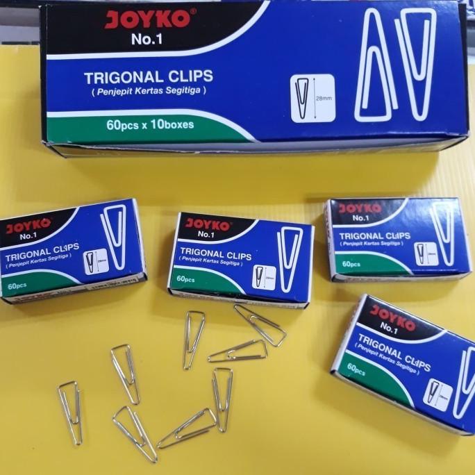 

[PER PACK] PAPER CLIP / PAPER KLIP / PENJEPIT KERTAS TRIGONAL