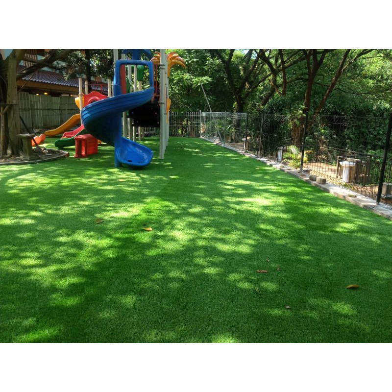 Rumput Sintetis Swiss TEBAL 3 CM uk 2x25 M 99.9% TERLIHAT ASLI