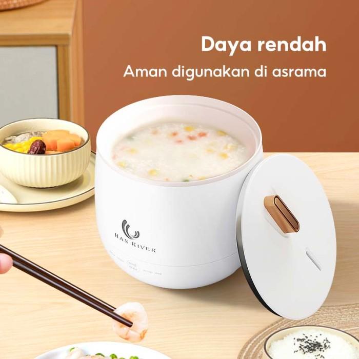 Han River Magic Com 1L / Rice Cooker Mini / Panci Listrik Multifungsi