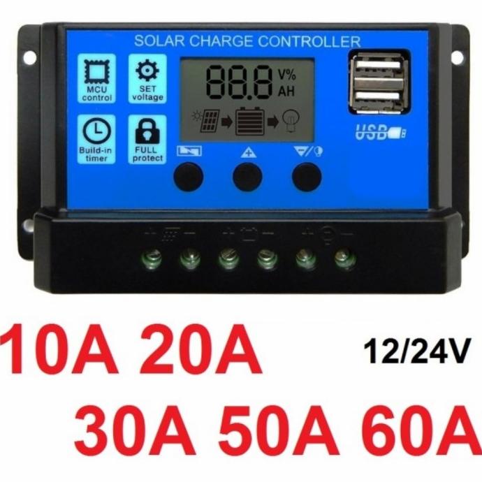 Solar Controller SCC PWM 30A - 12/24V