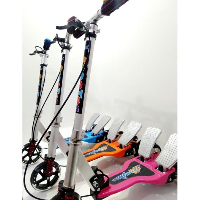 Skuter Dual Pedal / Skuter Genjot / Scooter Otoped
