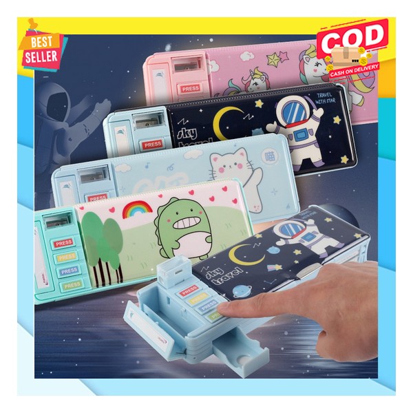 

Tempat Pensil Aesthetic Kotak Murah Wadah Kitak Pengsil Desgrip Lucu Anak Transparan Korean Style Karakter Tingkat Dosgrep Disgrip Kotak Pensil Tempat Pensil Motif Anak Laki Laki Rocket Blue Kotak Pensil Pola Kartun Lapisan Ganda Tunggal Dengan Rauta