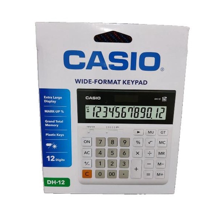 

Kalkulator Besar Wide Format 12 Digit Casio Dh-12