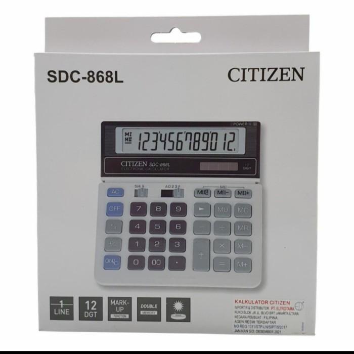 

Kalkulator Citizen Sdc - 868L Original
