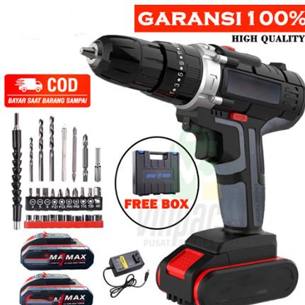 Baterai bor tanpa kabel 68 VF dan 88 VF Electric drill battery