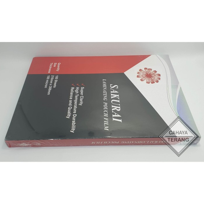 

Aurealiamall Plastik Laminating Sakurai Ukuran A4