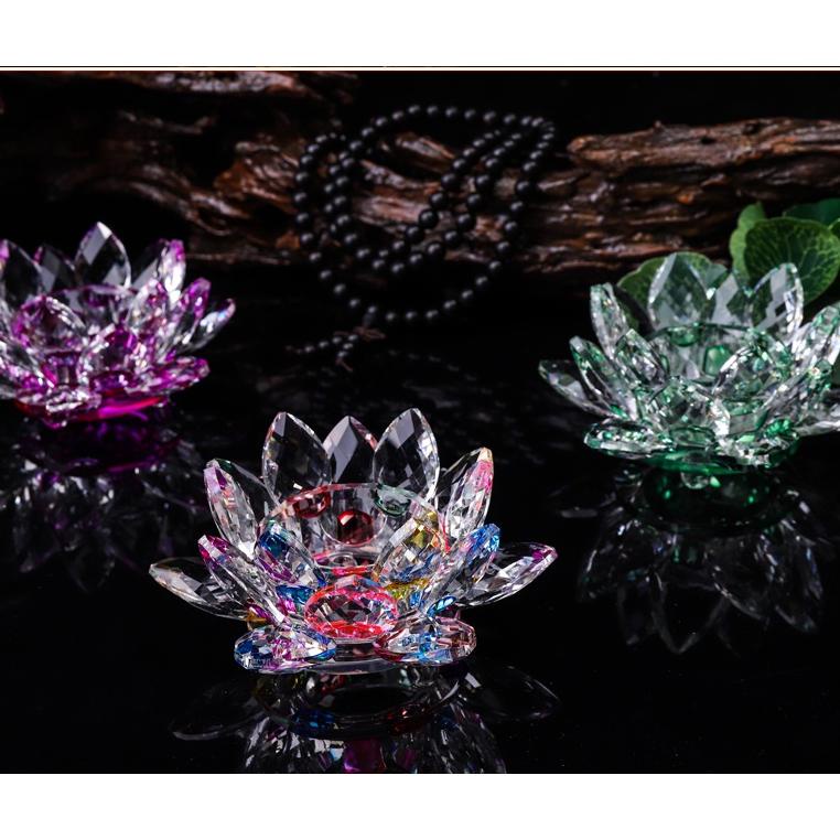 Tempat Lilin Tealight Tempat Lilin Kristal Kaki Lilin Tablet Kaca Tempat Lilin Sembahyang Tempat Lil