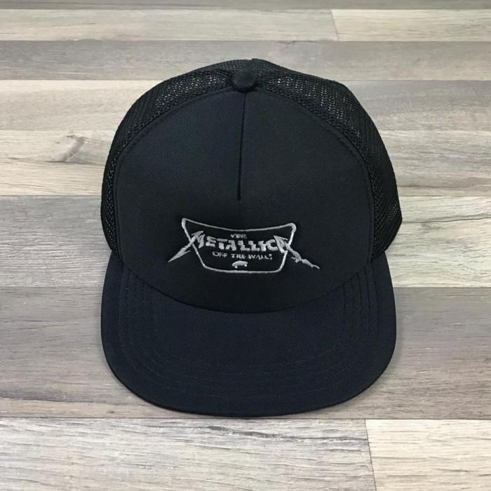 DISKON TOPI SNAPBACK - METALLICA X VANS - FREE STICKER MURAH