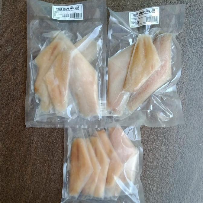 

FILLET IKAN KAKAP SKIN LESS FRESH FROZEN FISH (pack 500gr)