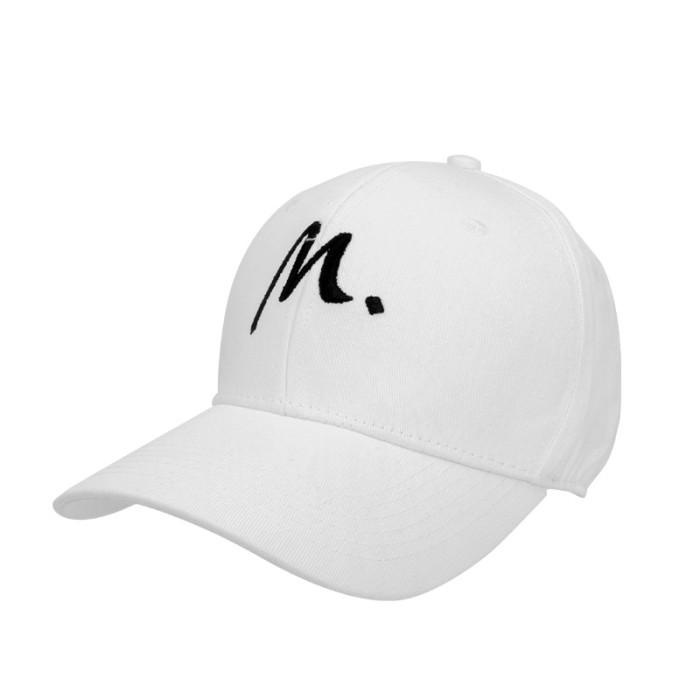Kkv Syc Topi Baseball Pria Wanita Bordir Huruf M Embroidery Hat Cap