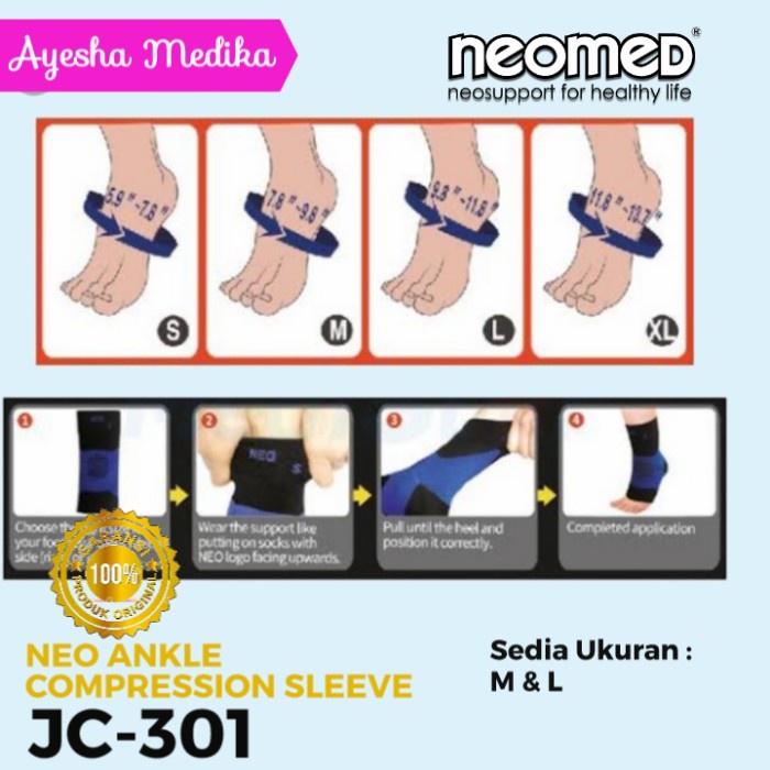 Ankle Neomed Compression Jc 301 Neomed Jc 301