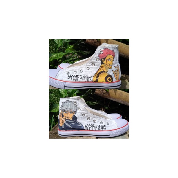 sepatu lukis jujutsu kaisen