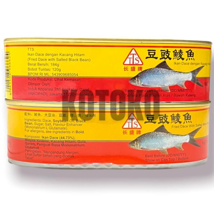 

Ikan Tausi Kaleng Salted Black Bean TTS 184gr